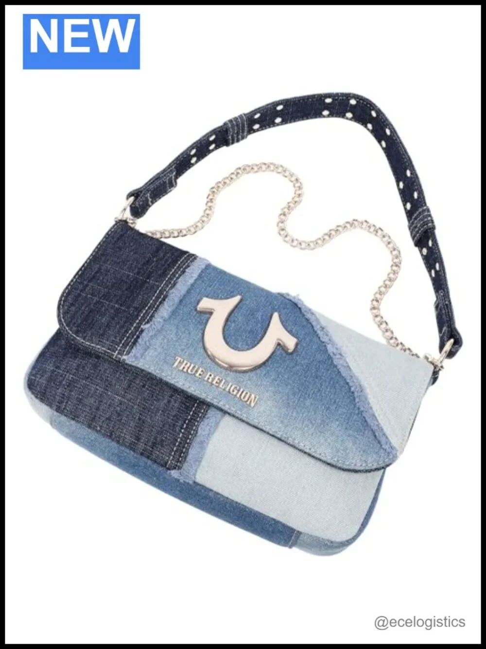 N/A patchwork denim